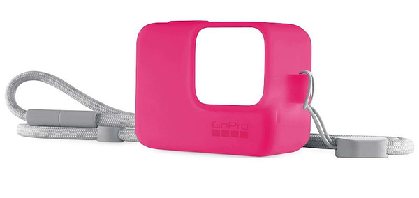 Фото - Чохол для екшн-камери GoPro Sleeve&Lanyard Electric Pink (ACSST-011)