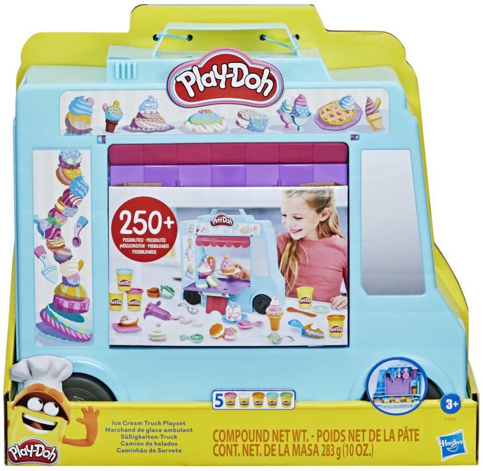 Набори для ліплення Play Doh Hasbro "Вантажівка з морозивом" (F1390)