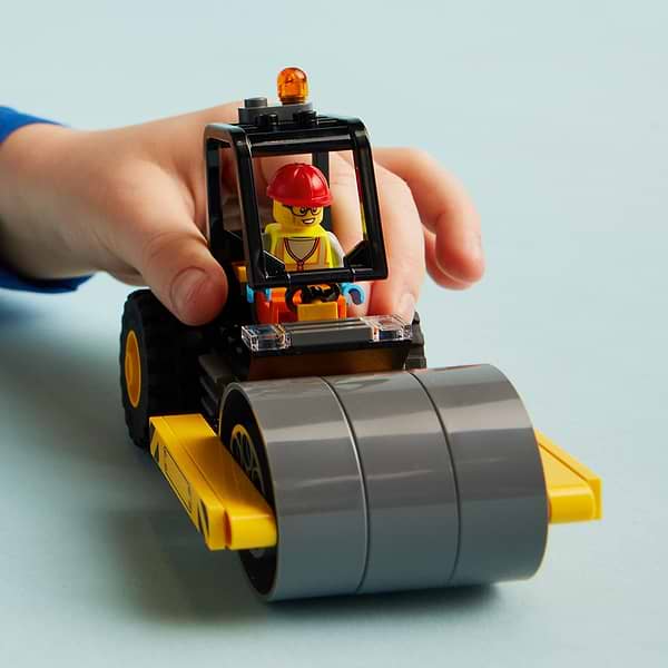 Фото - Конструктор LEGO City Будівельний паровий каток (60401)