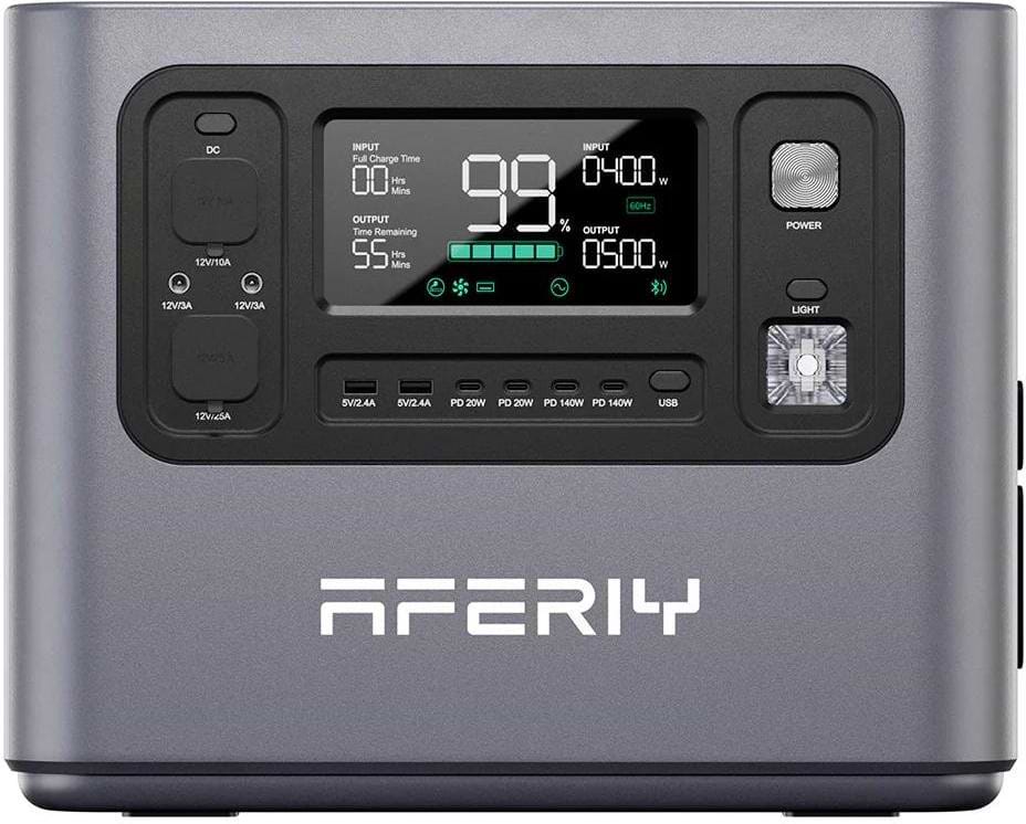 Зарядна станція універсальна AFERIY AF-P280 LiFePO4 2048Втч (max2800) Вт MPPT 11.5-50В-20А 2-USB 4xType-C PD20/10