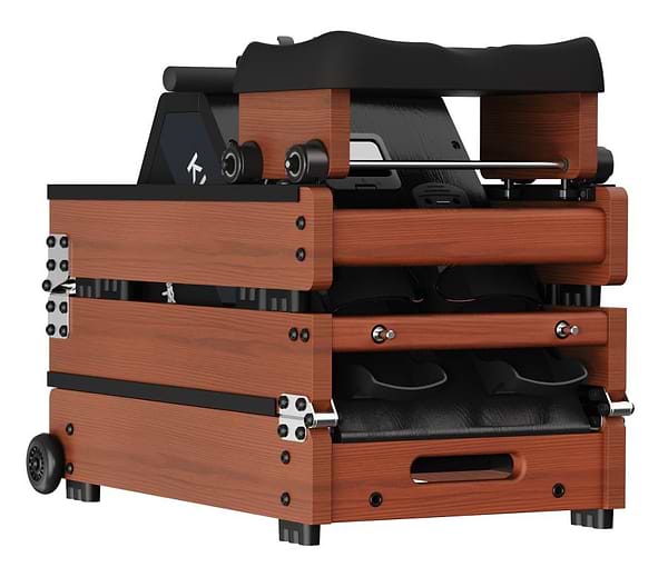 Фото - Гребний тренажер Kingsmith WR20 (RMWR20F) червоний дуб