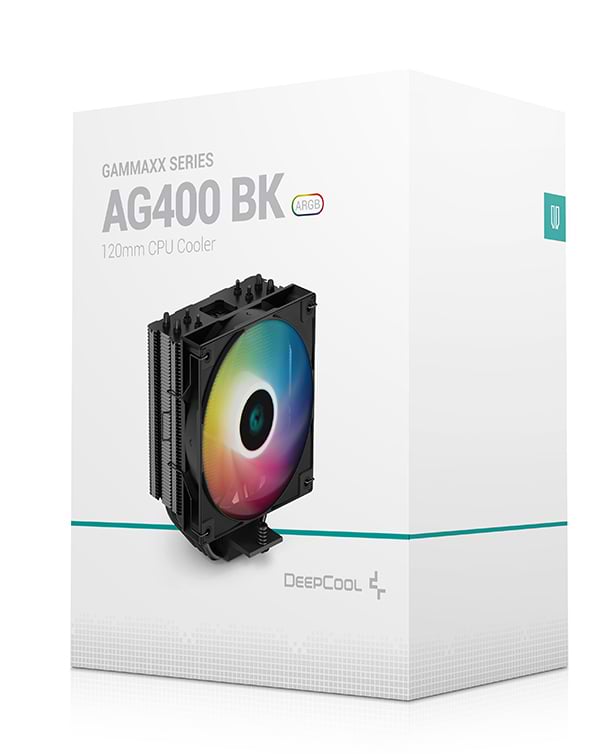 Фото - Процесорний кулер Deepcool AG400 BK ARGB (R-AG400-BKANMC-G-2)