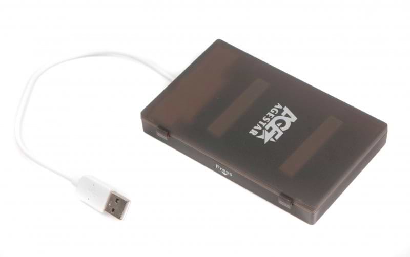 Внешний карман AgeStar 2.5'' USB 2.0 Black (SUBCP1)