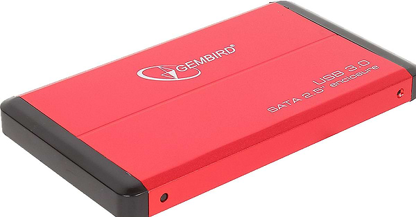 Фото - Внешний карман Gembird HDD 2.5'' USB 3.0 Red (EE2-U3S-2-R)