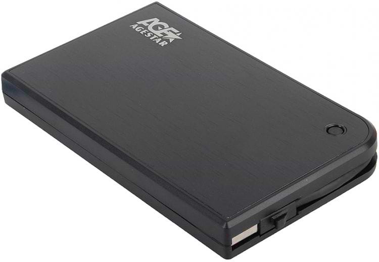 Внешний карман AgeStar HDD SATA 2.5'' USB 3.0 Black (3UB2A14)