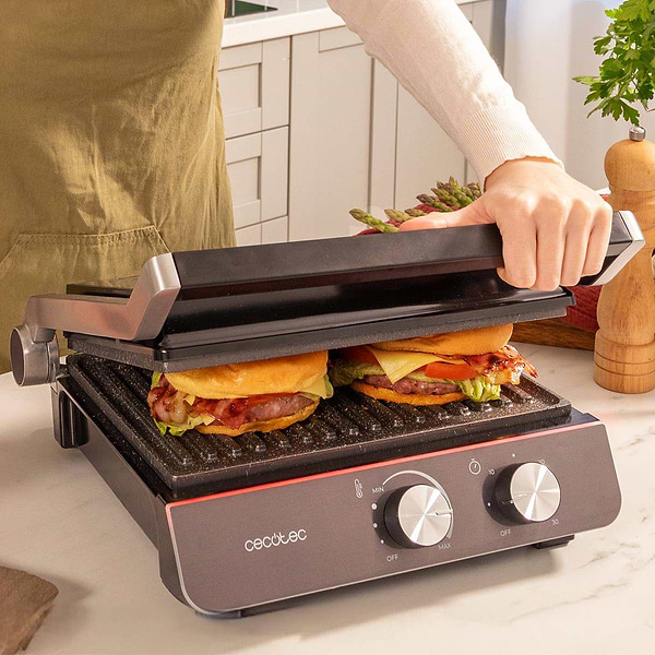 Фото - Гриль-барбекю електричний Cecotec Rock'nGrill Blaze Neon (CCTC-08054)