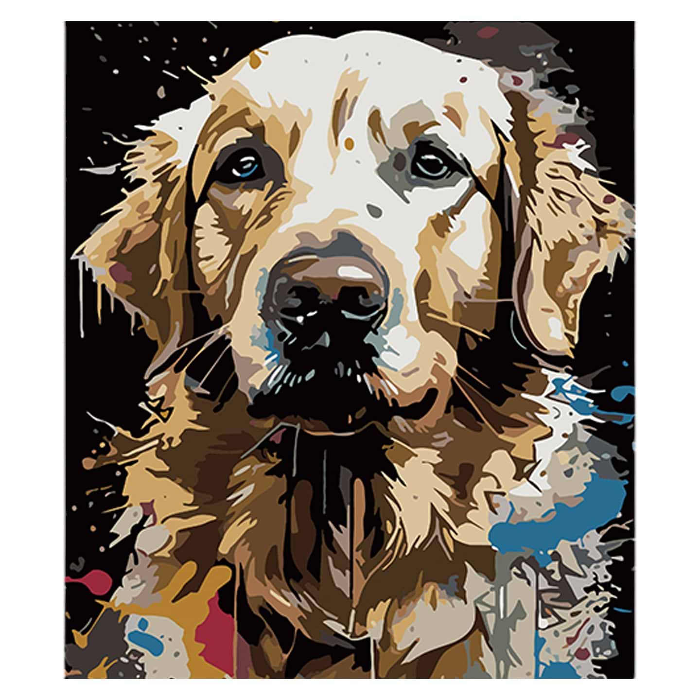 Картина за номерами Strateg Вірний супутник 40х50 см (AH1100)