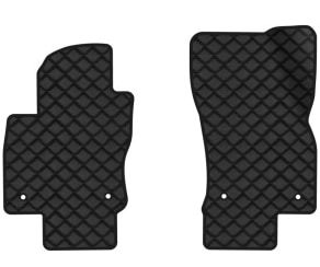 Килимки з екошкіри в салон авто передні EVAtech для Tiguan (Mk 2) Volkswagen 2016-2020 2 покоління SUV EU (VW31492AH2AV4BBB)