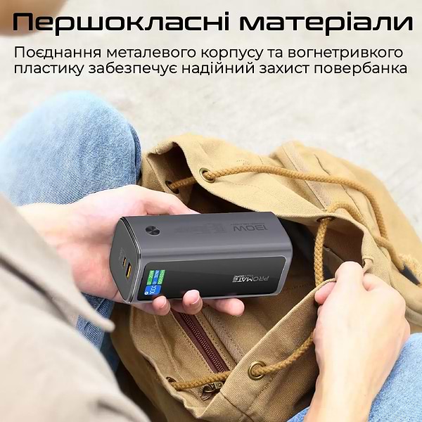 Фото - Батарея мобильная Promate 20000mAh titan-130rc)
