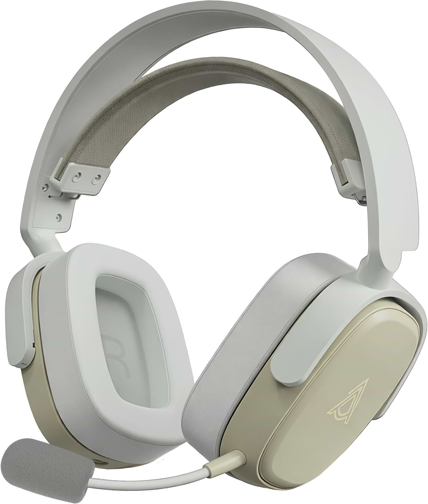 Гарнітура бездротова ігрова Ajazz AHM09 MAX 3-Mode Grey (AHM09-MAX-GW) - Фото 1