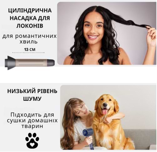Фото - Фен AIMED Hair Master PRO с набором насадок (AI-HMaster1_set_pink)