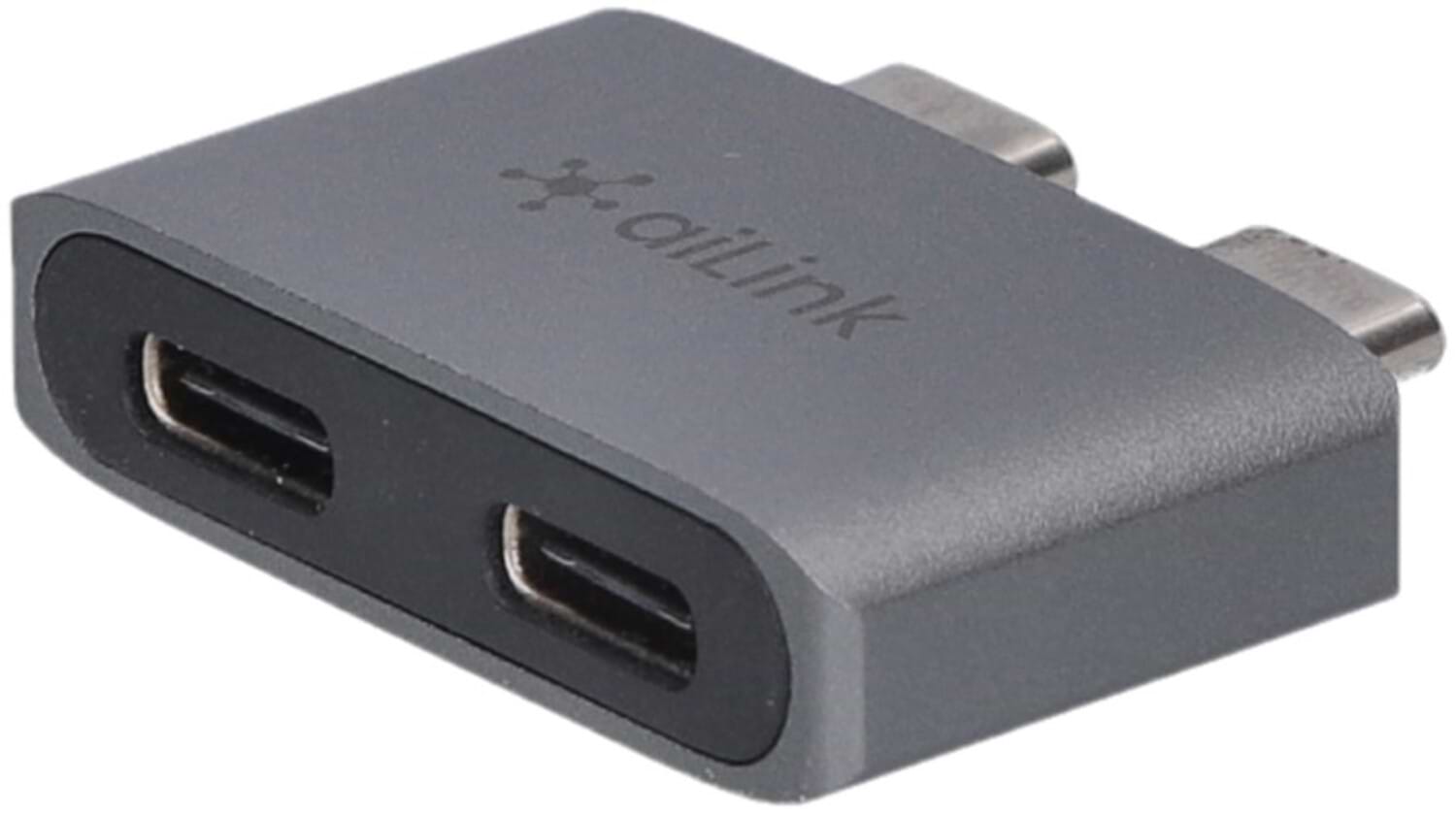 Хаб USB Ailink Aluminium USB-C Protection Hub Space Grey (AI-DC2_sg)