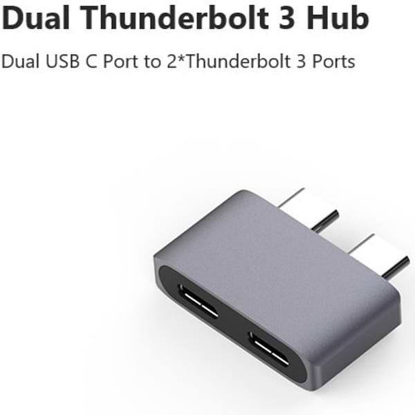 Фото - Хаб USB Ailink Aluminium USB-C Protection Hub Space Grey (AI-DC2_sg)