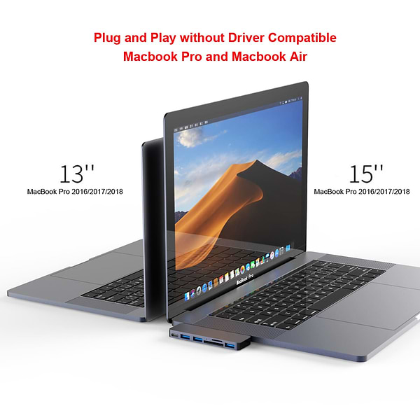 Фото - Хаб USB Ailink Aluminium USB-C SD Hub Card Reader Multi Port 6 в 1 Space Grey (AI-DC6_sg)