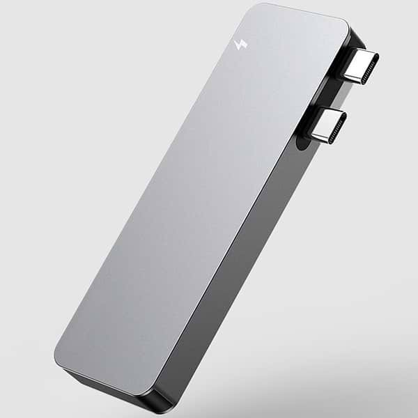Фото - Хаб USB Ailink Aluminium USB-C SD Hub Card Reader Multi Port 6 в 1 Space Grey (AI-DC6_sg)