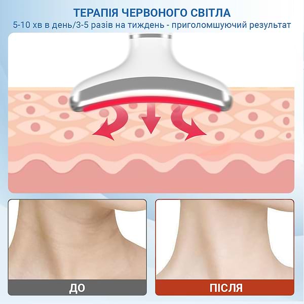 Фото - Масажер для обличчя AIMED Neck RF Lifting EMS+LED Pink (AI-NeckEMS_pink)
