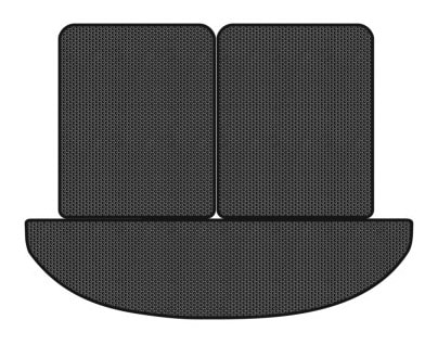 EVA килимок в багажник авто EVAtech для Santa FE (DM) 7 seats Hyundai 2012-2017 3 покоління SUV USA (HY34472BE3SBB)