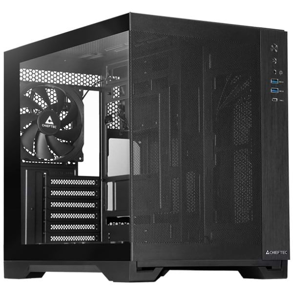 Корпус Chieftec VISIO AIR ATX без БП Black (GM-30B-M-OP)