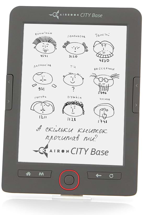 Фото - Электронная книга AIRON AirBook City Base Фото - Электронная книга AIRON AirBook City Base