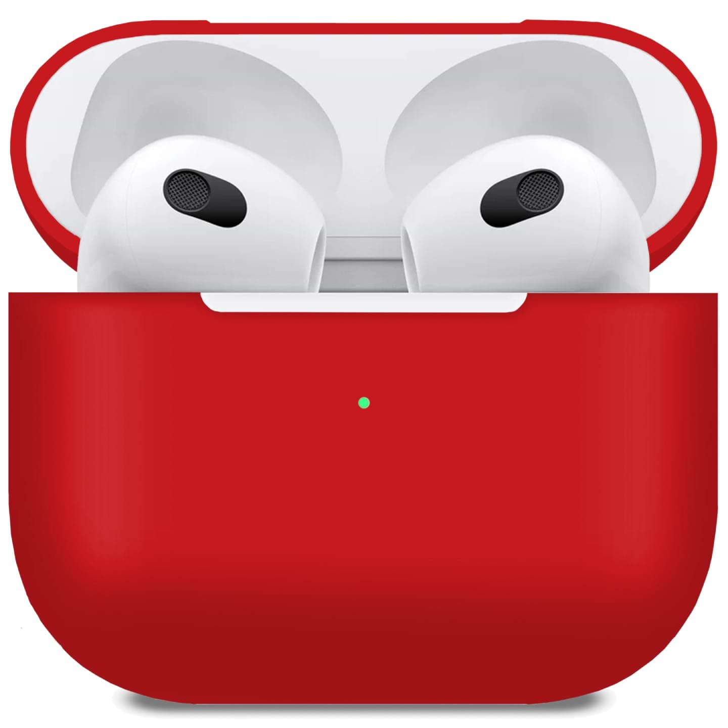 Чехол для наушников MakeFuture Apple AirPods 3 Silicone Red (MCL-AA3RD)