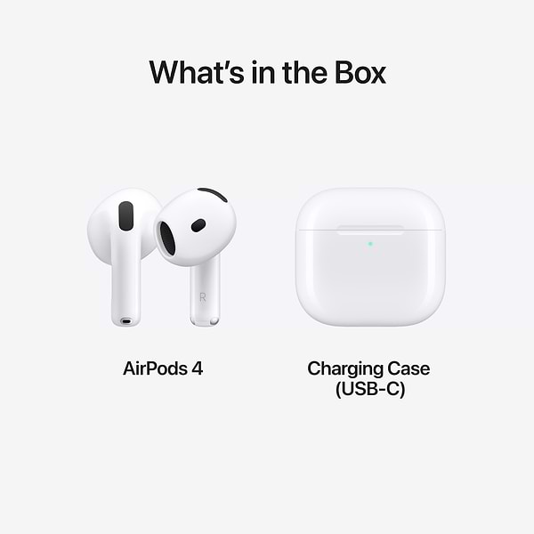 Фото - Наушники вкладыши беспроводные TWS Apple AirPods 4 (MXP63ZE/A)