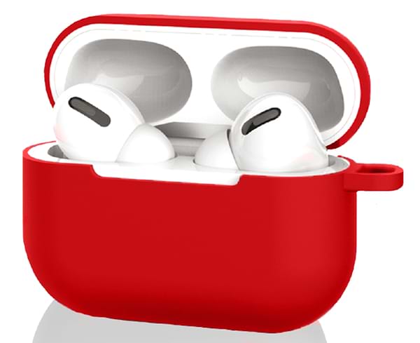 Фото - Чохол для навушників MakeFuture Apple AirPods Pro Silicone Red (MCL-AAPRD)