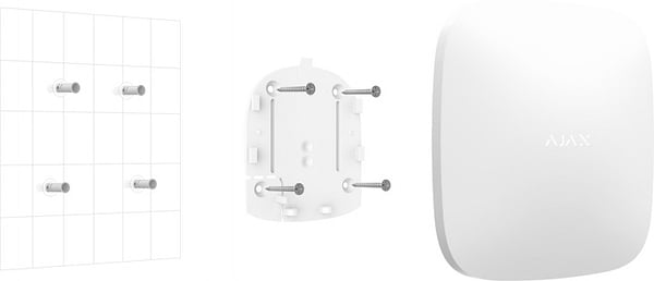 Фото - Беспроводная станция управления приборами Ajax Hub 2 Plus White (000018791)