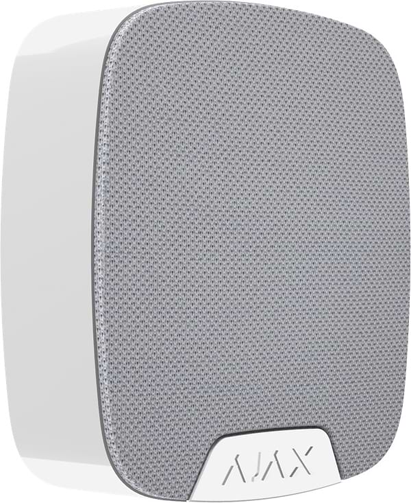 Фото - Беспроводная комнатная сирена Ajax HomeSiren Wireless White (000001142) Фото - Беспроводная комнатная сирена Ajax HomeSiren Wireless White (000001142)