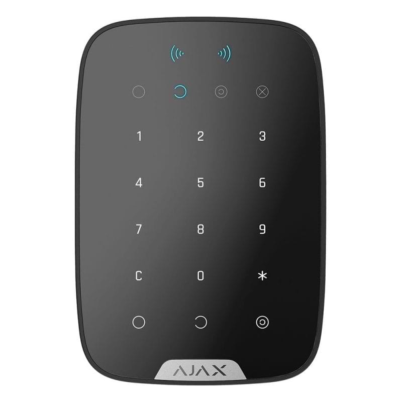 Купити Пульт для управління приладами Ajax Keypad Plus Black (000023069) - Фото 1 Пульт для управління приладами Ajax Keypad Plus Black (000023069) - Фото 1