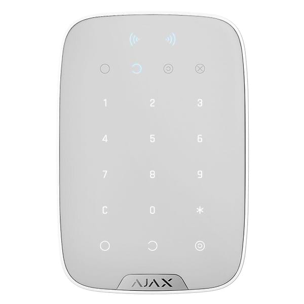 Фото - Пульт для управления приборами Ajax Keypad Plus White (000023070)