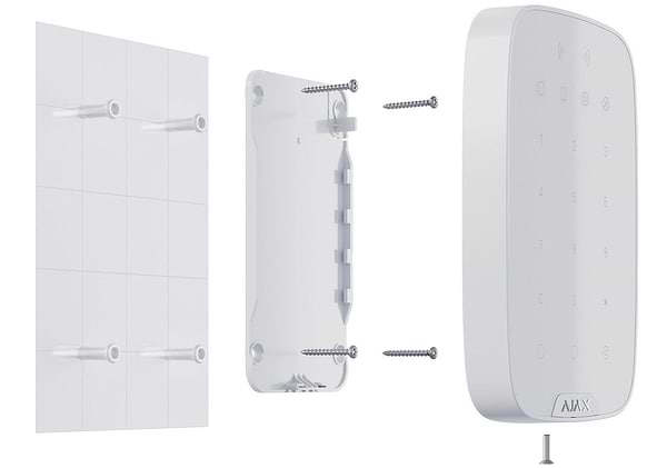 Фото - Пульт для управления приборами Ajax Keypad Plus White (000023070)