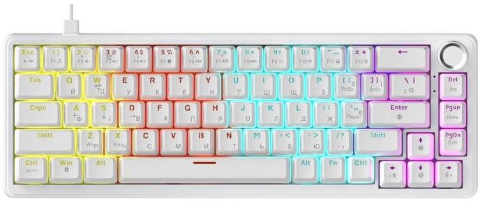 Клавиатура проводная Ajazz AK690 Peach Mist Switch (AK690-PM-W)