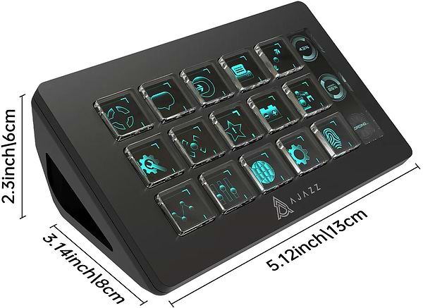 Фото - Пульт керування трансляцією Ajazz AKP153E USB Black (AKP153E-B)