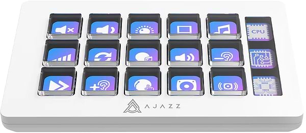 Фото - Пульт керування трансляцією Ajazz AKP153E USB White (AKP153E-W)