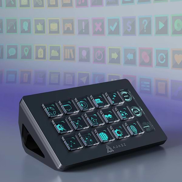 Фото - Пульт керування трансляцією Ajazz AKP153E USB Black (AKP153E-B)