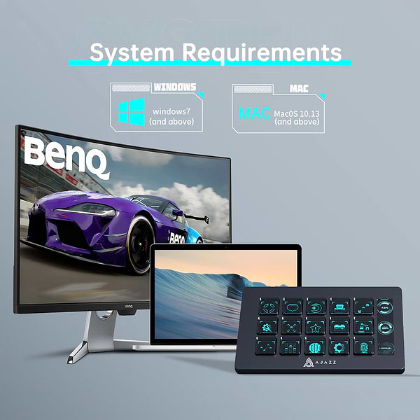 Фото - Пульт керування трансляцією Ajazz AKP153E USB White (AKP153E-W)