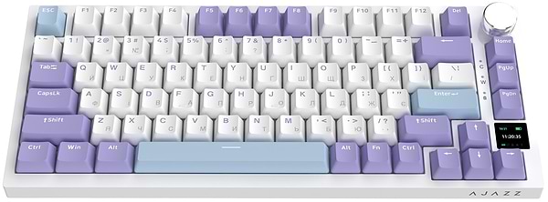 Фото - Клавиатура беспроводная игровая Ajazz AK820 Pro Flying Fish Switch (AK820PRO-FF-PWB)