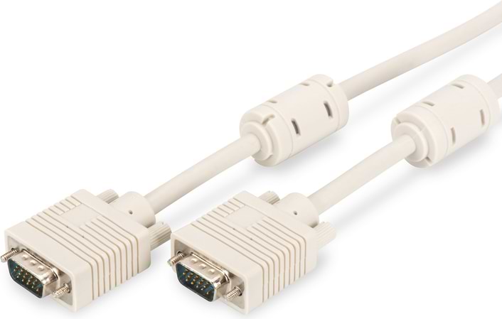 Кабель Digitus VGA HD15 M/M 5.0 m 2xferrite (AK-310103-050-E)