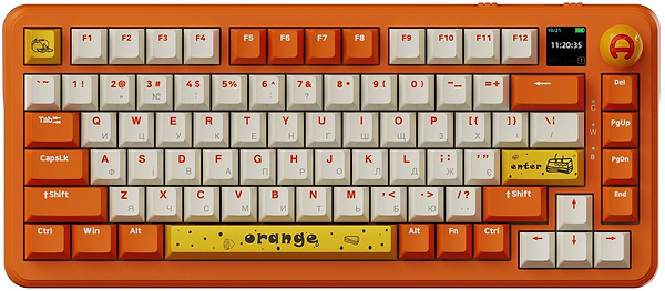 Фото - Клавіатура бездротова ігрова Ajazz AK820 MAX Avocado Switch (AK820MAX-AS-OW)