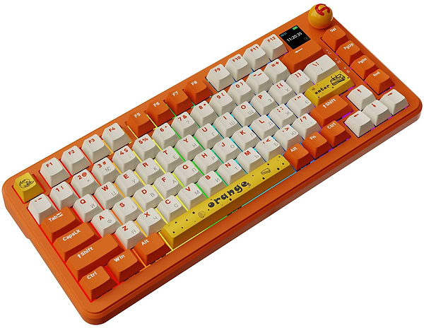 Фото - Клавіатура бездротова ігрова Ajazz AK820 MAX Avocado Switch (AK820MAX-AS-OW)