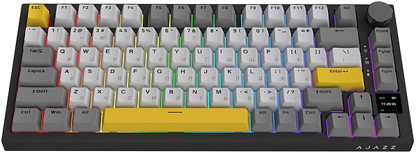 Фото - Клавіатура бездротова ігрова Ajazz AK820 Pro Gift Switch (AK820PRO-G-BGY)