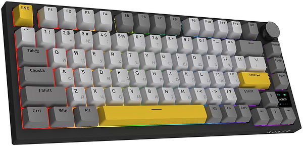 Фото - Клавіатура бездротова ігрова Ajazz AK820 Pro Gift Switch (AK820PRO-G-BGY)