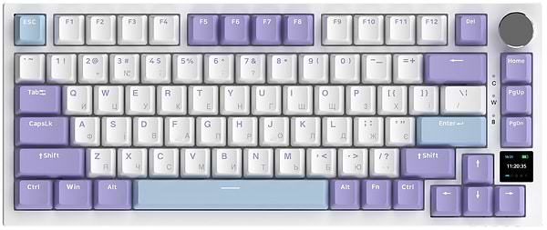 Фото - Клавіатура бездротова ігрова Ajazz AK820 Pro Gift Switch (AK820PRO-G-PWB)