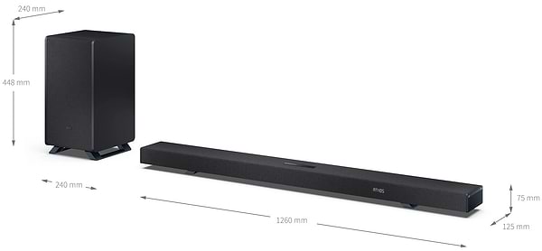 Фото - Саундбар Sharp HT-SBW55121(BK)