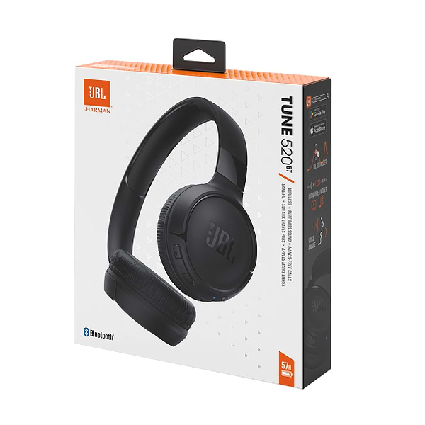 Фото - Навушники накладні бездротові JBL Tune 520BT Black (JBLT520BTBLKEU)