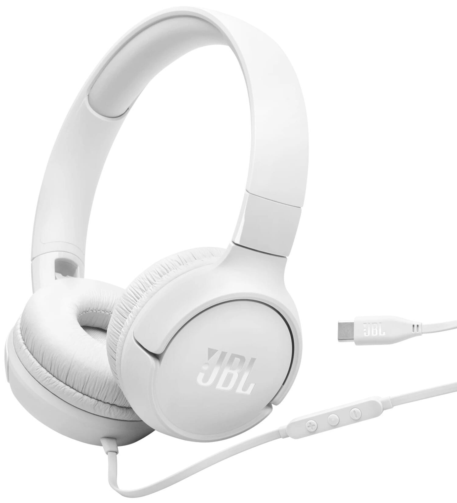 Наушники накладные проводные JBL Tune 520C USB-C White (JBLT520CWHT) - Фото 1