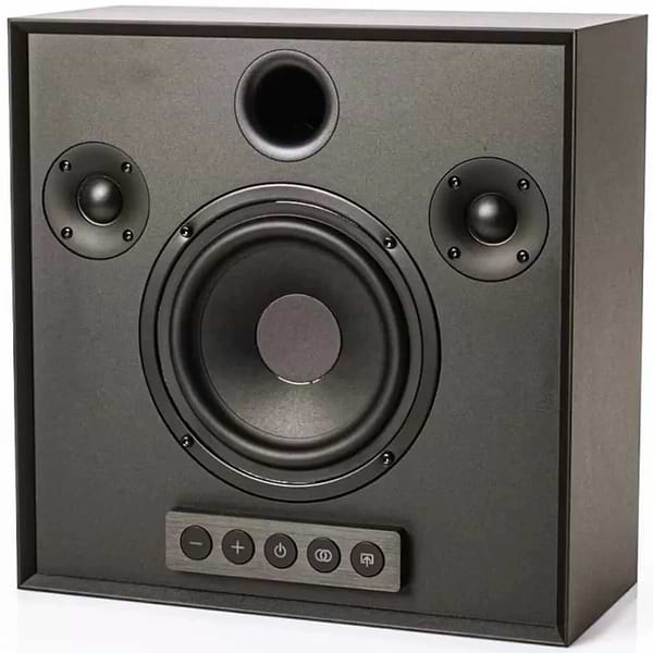 Фото - Акустична система стаціонарна MOREL Hogtalare - Black Cabinet With White Grill (EU)