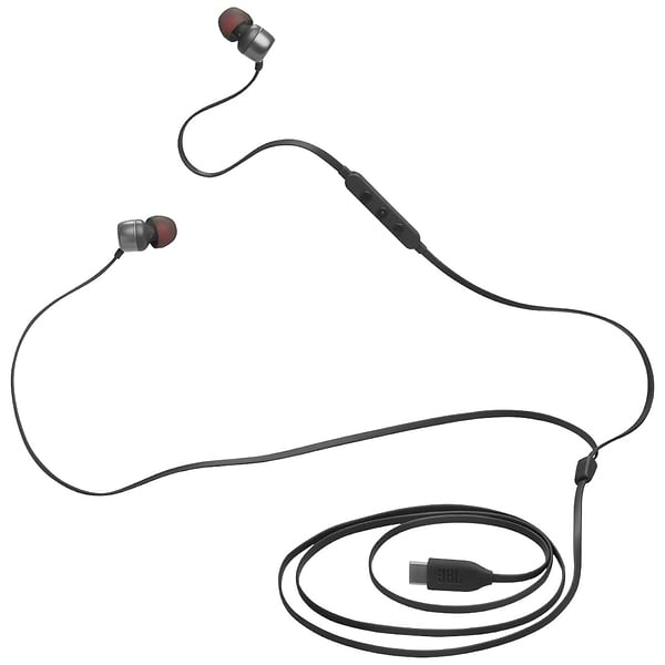Фото - Навушники вкладиші дротові JBL Tune 310C USB-C Black (JBLT310CBLK)
