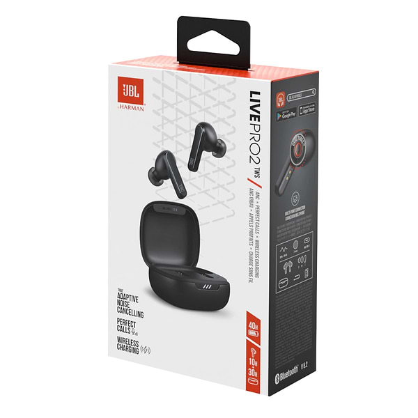 Фото - Навушники вкладиші бездротові TWS JBL Live Pro 2 Black (JBLLIVEPRO2TWSBLK)