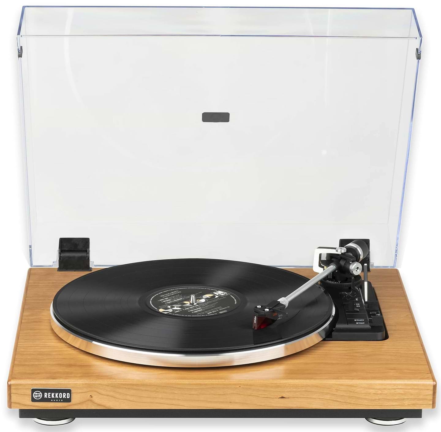 Виниловый проигрыватель REKKORD AUDIO F 400 (2M Red) - CHERRY WOOD